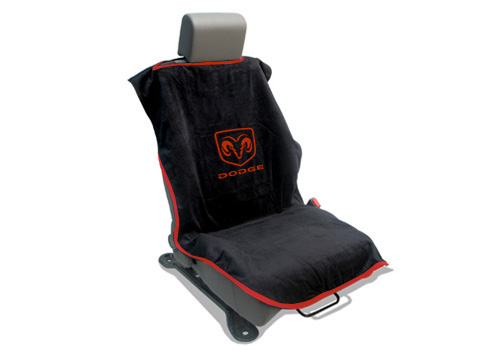 Seat Armour Slip On Seat Cover with Dodge Logo - Click Image to Close